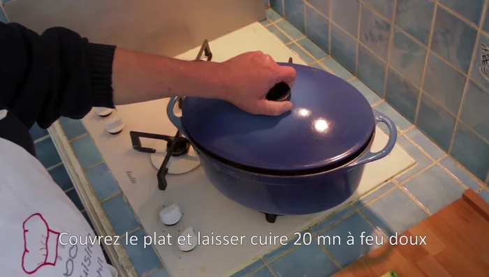 Laissez cuire à feu doux pendant 20 minutes.