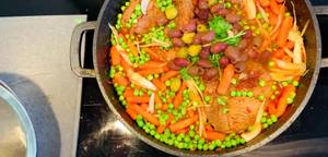 Tajine d'agneau aux petits pois : Recette facile et délicieuse