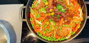 Tajine d'agneau aux petits pois : Recette facile et délicieuse