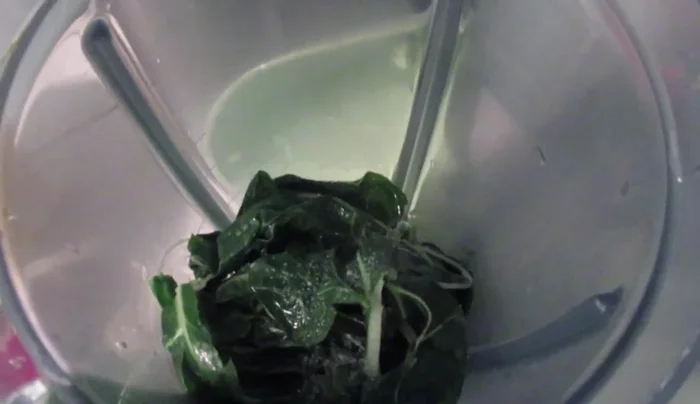 Mixer les blettes avec un peu de sel et d'huile d'olive. Ajouter éventuellement du bouillon.