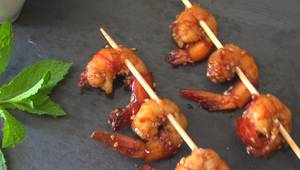 Crevettes Caramélisées Miel-Soja : Recette Facile et Délicieuse