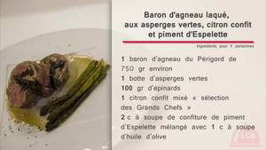 Baron d'agneau aux asperges : recette facile et gourmande