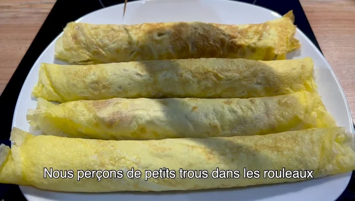Percer de petits trous dans les rouleaux.