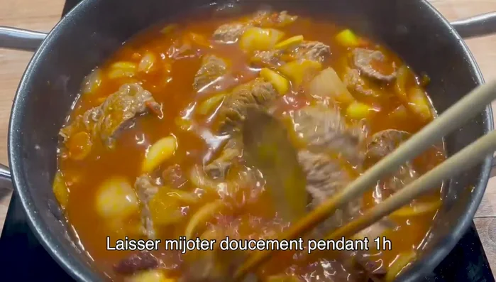 Laisser mijoter doucement pendant une heure (141.12)