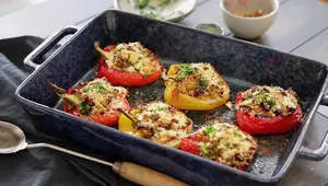 Poivrons Farcis Végétariens : Recette Facile et Délicieuse