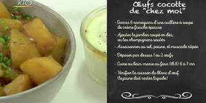 Recette facile : Pommes de terre Bretonne et Oeufs Cocotte