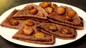 Crêpes Chocolat Bananes Caramélisées : Recette Enfants Facile