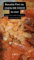 Recette Porc au Chou de Coco - Plat Traditionnel Facile