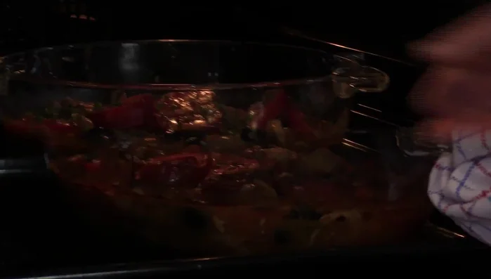 Sortez votre plat du four.