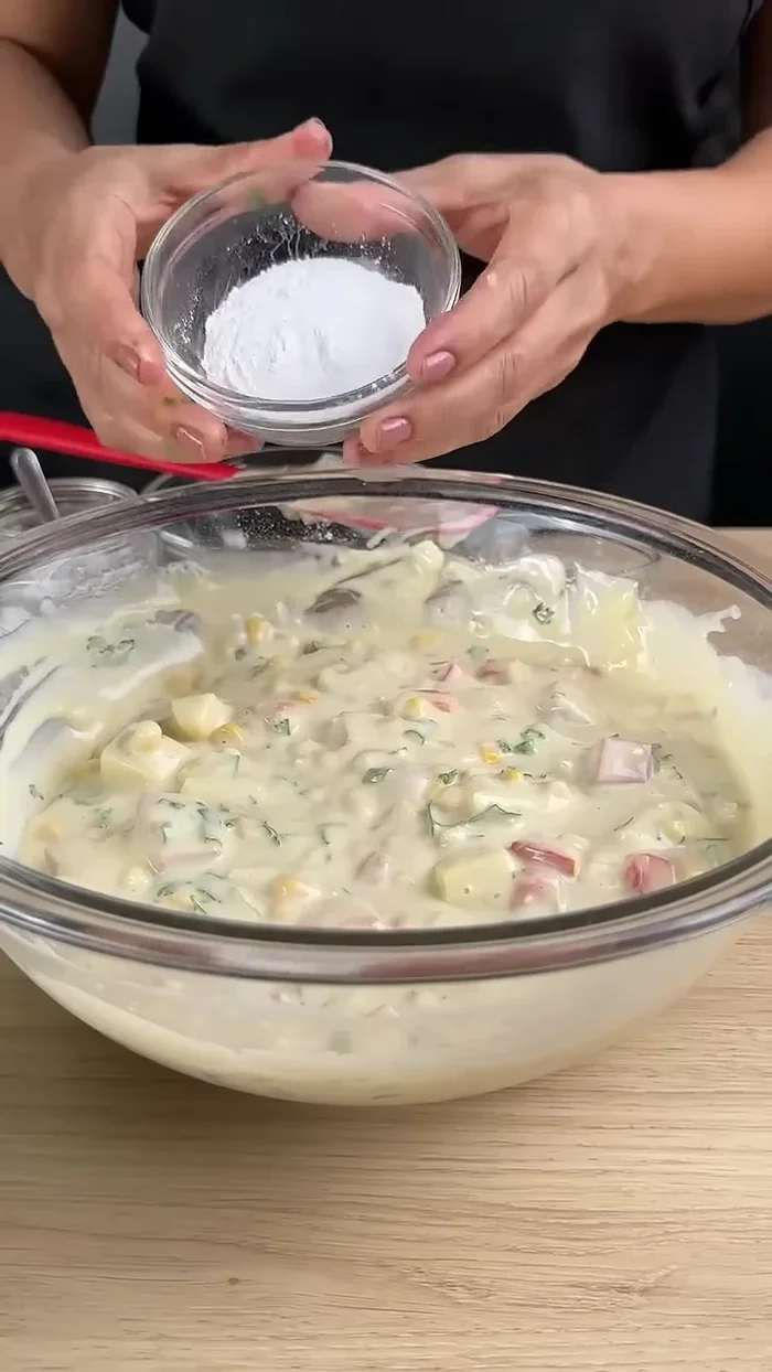 Incorporez les derniers ingrédients (quantité non spécifiée dans la recette originale).