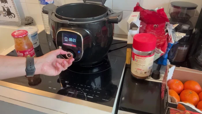 Lancer la cuisson sous pression du Cookéo pendant 30 minutes.