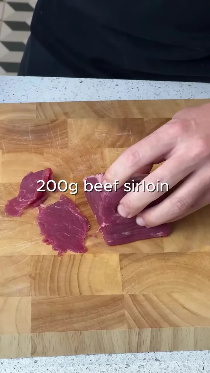 Trancher le bœuf.
