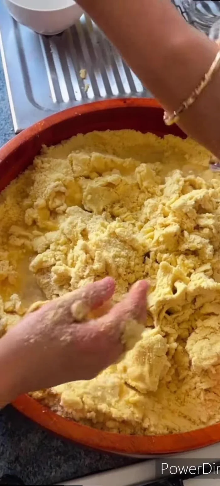 Ramasser la pâte en une boule, sans la pétrir, et laisser reposer 30 minutes.