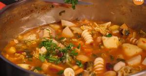Recette Minestone: Soupe Légumes Italienne Facile