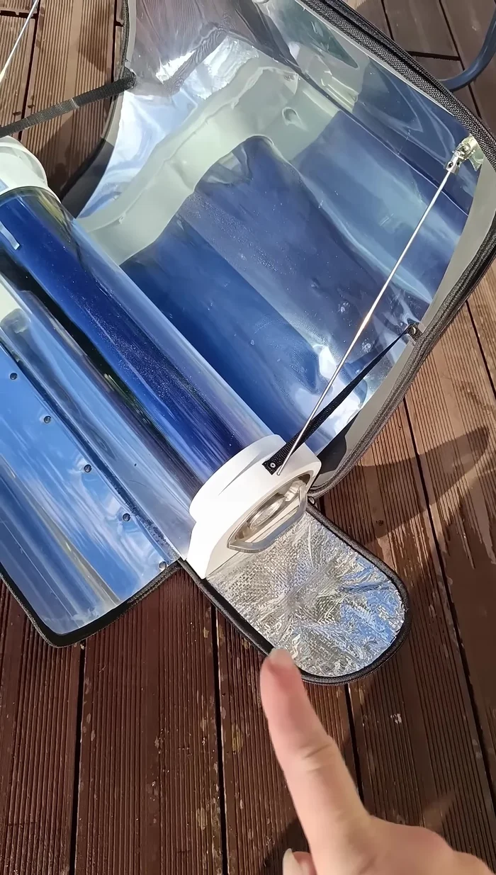 Installer le four solaire en plein soleil.
