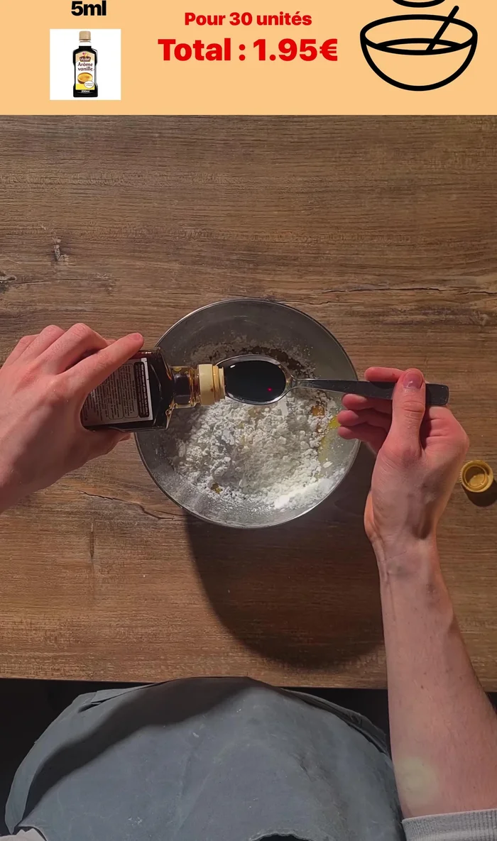 Enfourner à 180°C pendant 30 minutes sans ouvrir le four.