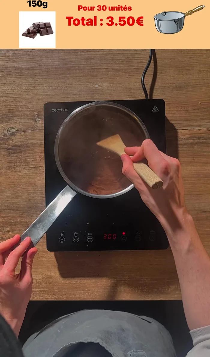 Laisser refroidir la crème au réfrigérateur.