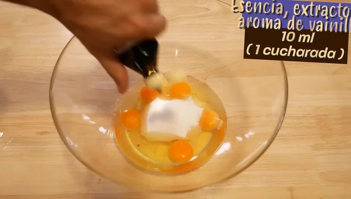 Ajouter l'arôme optionnel (extrait de vanille, jus d'orange, zeste de citron).