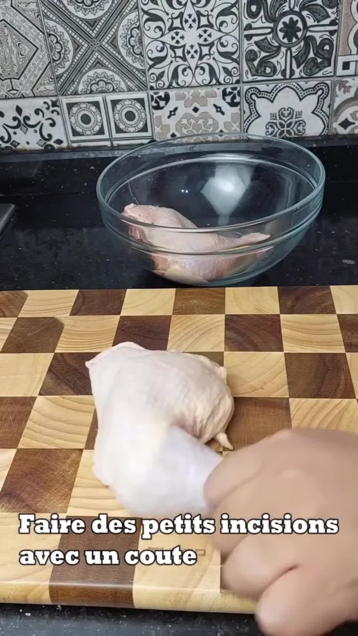 Préparation de la marinade (détails manquants dans la transcription)