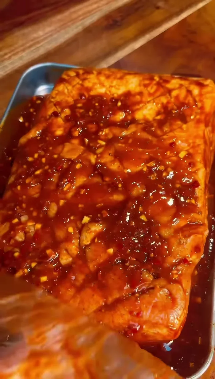 Première cuisson au four à 200°C pendant 30 minutes.