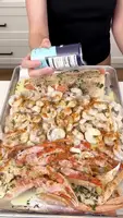 Plateau de fruits de mer facile au four - Recette Miami