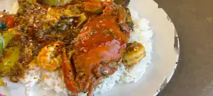 Recette Soupe Candia: Gombo, Crabe & Poisson Fumé