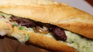 Recette Steak Sandwich Onglet Mayo Estragon - Délicieux !