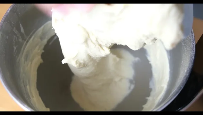 Vérifier si la pâte s'étire. Transférer dans un bol huilé, couvrir et laisser reposer 1 heure ou jusqu'à ce qu'elle double de volume.