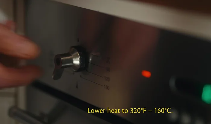 Vérification de la cuisson (test de tendreté).