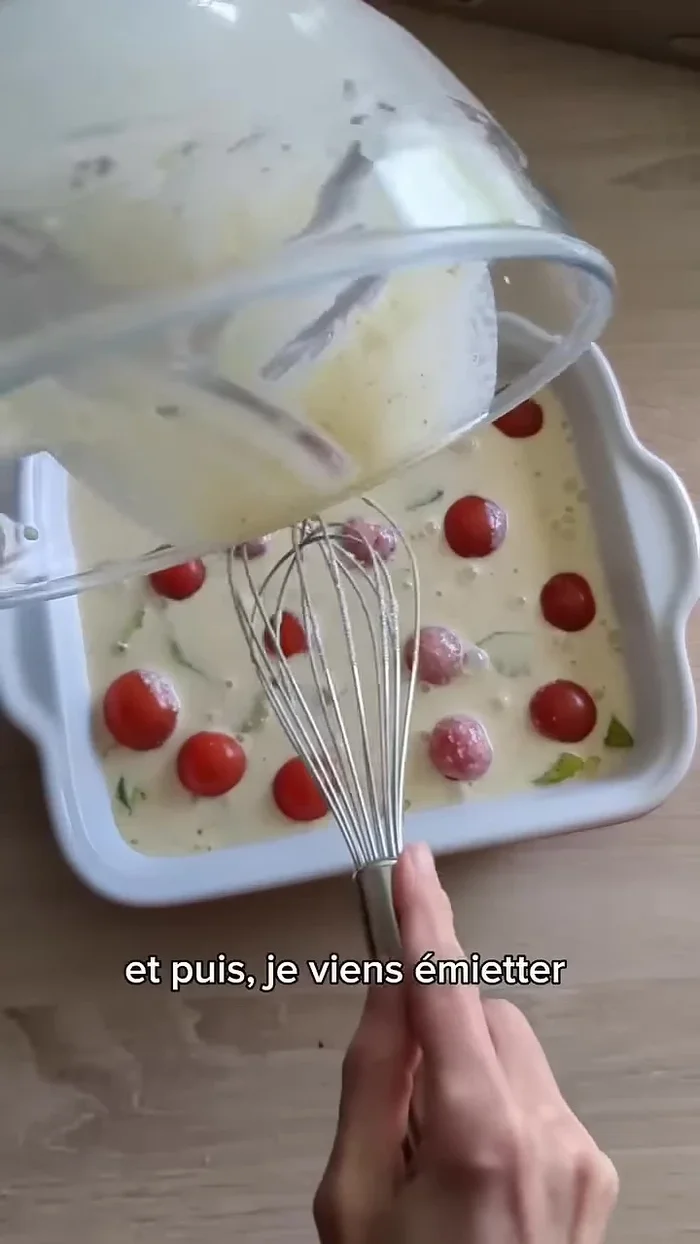 Parsemer de 40g de feta.